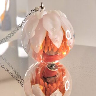 Perle SOFONISBA_Orange_blanc