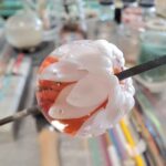 Perle SOFONISBA_Orange_blanc